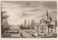 KG 00319
<br/>
Veduta: San Giorgio Maggiore
<br/>
<em>Marieschi, Michele (1696-1743)</em>